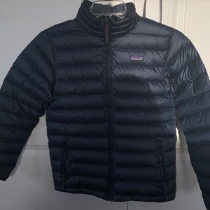 Patagonia Navy Down Sweater Jacket